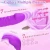 Paloqueth Thrusting & Rotating Rabbit Vibrator with 7 Thrust & 7 Vibration Modes Purple