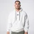 Polleo Mens Prime Terry Oversized Hoodie, White - S