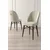 Hanah Home Set stolica Ritim, 44x96x42 cm, 6 komada, Krem-braon