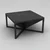 Hanah Home Sto za dnevnu sobu Niger, 75x40x75 cm, Crni