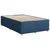 Vidaxl Box spring postelja z vzmetnico modra 120x190 cm blago