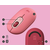 Miška LOGITECH POP, brezžična, optična, 1000dpi, USB, bluetooth, roza