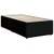 Vidaxl Box spring postelja z vzmetnico črn 90x190 cm blago