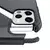 Maska Itskins Supreme Frost Antimicrobial za iPhone 12/ 12 Pro sivo, Crna