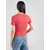 LEVIS  Pletena jopa Muse Tee rdeča/bela