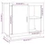 Vidaxl Komoda siva sonoma 80x40x75 cm