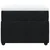 Vidaxl Box spring postelja z vzmetnico črn 90x190 cm žamet