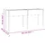 Sadilica s oblogom siva 161x45x76 cm od masivne jelovine