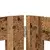 Vrata za pse s postoljem 4 pcs Staro drvo 100 x 60 cm