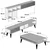 Hanah Home Set TV Komoda i klub sto Orah