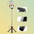 Teleskopski selfie stick WRY1S s trojnogom - 70 cm - Crna KP34933