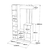 Hanah Home Garderober za hodnik DD7-W