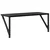 Police na zidu s policom 2 pcs Crni hrast 60 x 25 x 25,5 cm