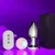 SuperLove Powerful Glowing Vibrating Metal Butt Plug with Remote & App Medium