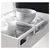 METOD / MAXIMERA Vis.el. s polic/4fiok/vrat/2front, bela/Ringhult bela, 40x60x220 cm