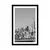 Plakat s paspartujem čarobni New York v črnobeli varianti - 20x30 silver