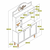 HANAH HOME kafe vitrina Bohem 860 (845HCT5821)