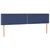 Vidaxl Box spring postelja z vzmetnico modra 180x200 cm blago