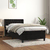 shumee Box spring postelja z vzmetnico črn 90x190 cm žamet