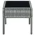 Vrtni stol sivi 75 x 40 x 37 cm od poliratana