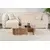 Hanah Home Klub sto Flavio, 105x30x65cm, Braon