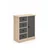 Hanah Home višenamenski ormarić Elmar, 66 cm, hrast Sonoma / antracit