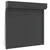 Roletna Antracit 100 x 100 cm Aluminij i poliuretan
