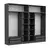 Hanah home Ormar Kale 270x235x52cm Antracit