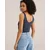 WE Fashion Top temno modra