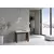 Ityhome Ityhome 90 x 77 konzolna miza bela/rjava, (20847751)