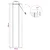 vidaXL Rolo Rjava 40 x 220 cm Bambus
