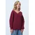 Trend Alacati Stili Ženska bluza Alc-X14564, Bordo