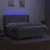 Vidaxl Box spring postelja z vzmetnico LED sv. siva 160x200 cm blago