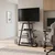Hanah Home TV komoda Lyno, 70,4 cm, peščar / crna