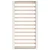 Vidaxl Posteljni okvir bel 120x190 cm trden les