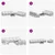 Set vanjskih sofa s jastukom 9 pcs Bijela i krem Poliester