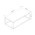 Hanah Home Klub sto Tiger 120x42x60cm Orah