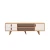 Hanah Home TV komoda sa policama Lara, 120x53x40 cm, Hrast-bela