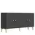 HANAH HOME Komoda Simple 150 Anthracite Gold