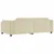 Vidaxl Raztegljiva postelja krem 80x200 cm blago