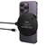 Hoco 15W induktivni punjač s USB-C kabelom i zaslonom CW62 crne boje