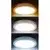 Solight WD242-W - LED panel 2u1 18W/230V 3000/4000/6000K prečnik 22,5 cm IP54 bela
