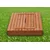 eoshop Lesena peskovnik 120x120 cm barve tikovina s pokrovom