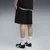 PUMA Essentials Elevated Relaxed Material Shorts Men, Clothing, Black, XL