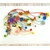 Šablona za quilling z različnimi vzorci 15x21cm