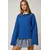 Trend Alacati Stili Ženska bluza Alc-X14434, Plava