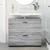 Kupaonski ormar s ladicama Siva Sonoma 76,5 x 35 x 64 cm