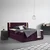 Boxspring Krevet Minola Gold 180/200 cm , šljiva