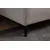 Atelier del Sofa Ugaona garnitura Aren 145x43x206cm Siva
