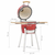 vidaXL Kamado žar za dimljenje iz keramike 76 cm